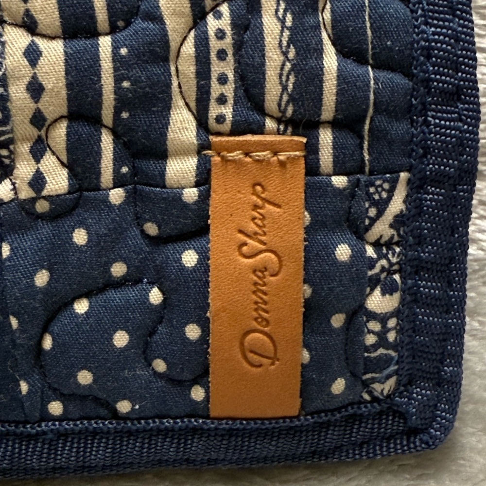 Donna Sharp Stylish Navy Patterned Crossbody Bag - image 5